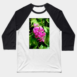 Pink Sweet Pea Baseball T-Shirt